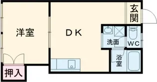 シルクハウス【1階】の間取り