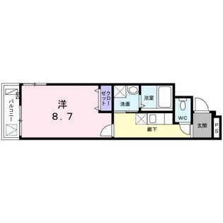 大阪府堺市堺区出島海岸通1【アパート】の間取り