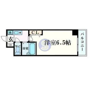 プレサンス京都烏丸御池【6階】の間取り