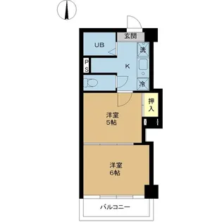 新潟県新潟市中央区紫竹山2【マンション】の間取り