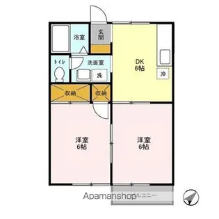 シャルム A【1階】の間取り