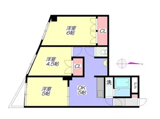 ファーストパークレジデンス【5階】の間取り