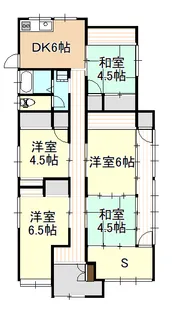 岡山県玉野市宇野5【一戸建】の間取り