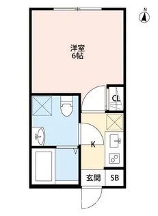 エクシリア北綾瀬【1階】の間取り