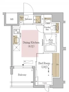 アーバネックス文京本郷【5階】の間取り