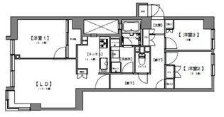 インプルーブ西早稲田【1階】の間取り