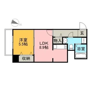 Renge house(レンゲハウス)【8階】の間取り
