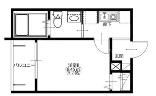 埼玉県さいたま市大宮区上小町【アパート】の間取り
