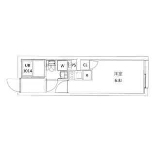 CITY WALK 新江古田【4階】の間取り