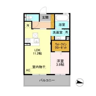 長野県長野市吉田3【アパート】の間取り