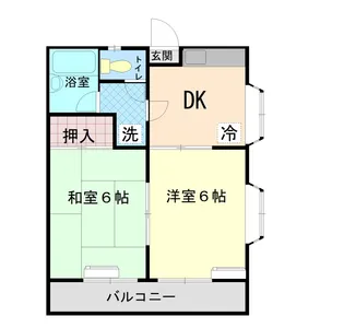 長沢ハイツ【1階】の間取り