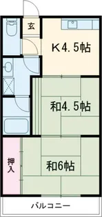 エルジーナ柴又【3階】の間取り