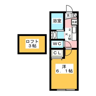 KINAヒルズ【1階】の間取り