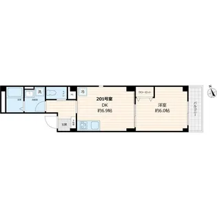 東京都墨田区八広2【マンション】の間取り