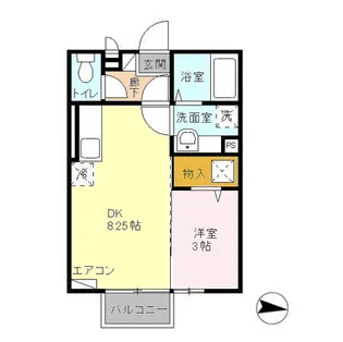 ロワジールIII【1階】の間取り