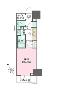 ルフォンプログレ四谷【3階】の間取り