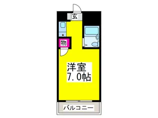 メゾンボナール【5階】の間取り