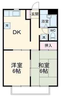 日暮ハイツ【2階】の間取り