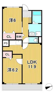 ホリゾーン・アウローラ【1階】の間取り