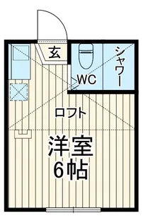 ユナイト中央カステーリャ・デ・ボレロ【1階】の間取り
