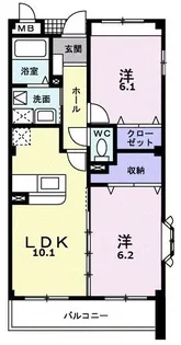 グランデ【3階】の間取り