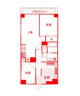 エンゼルハイム綱島【6階】の間取り