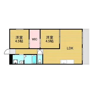 第2サンハイツ【1階】の間取り