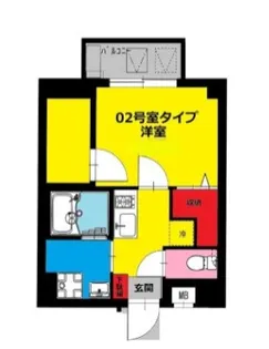 b’CASA forza南砂【4階】の間取り