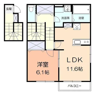 nuovo vittoria【2階】の間取り