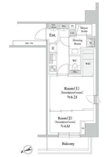 TRACK向ヶ丘遊園【3階】の間取り