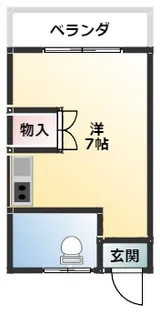 さんめい荘【3階】の間取り