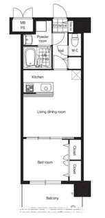 エンクレスト日赤通り【4階】の間取り