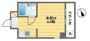 エレガンス笹塚【1階】の間取り