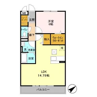 千葉県習志野市谷津7【アパート】の間取り