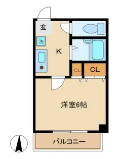 フローラ【3階】の間取り