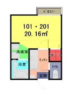 アーク・ヴィラ春日部【1階】の間取り