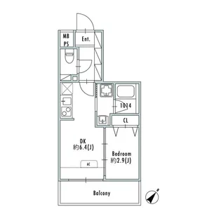 GRANPASEO押上II【2階】の間取り