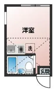 ユナイト末吉カルロ・ルビア【1階】の間取り