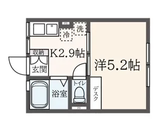 シティハイム スミレ【2階】の間取り