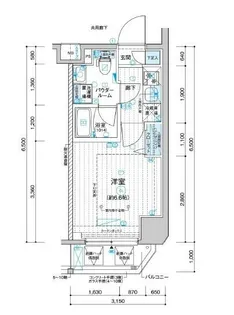 メインステージ川崎南幸町【7階】の間取り