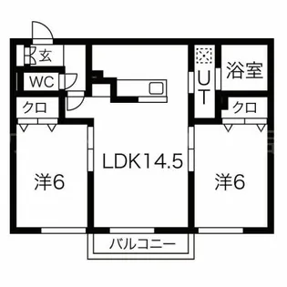 HORNET【4階】の間取り