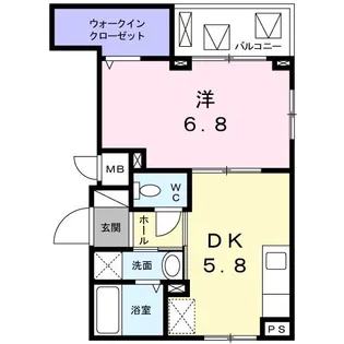 プラム ハウス【2階】の間取り