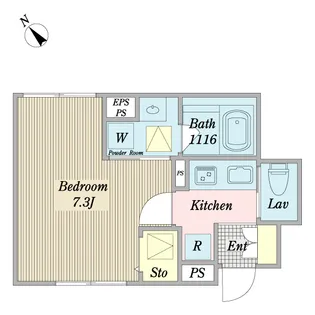 YDC PARK 1【1階】の間取り
