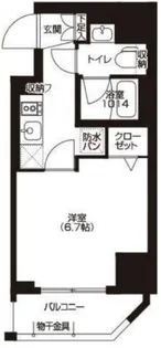 アーバネックス大森【6階】の間取り