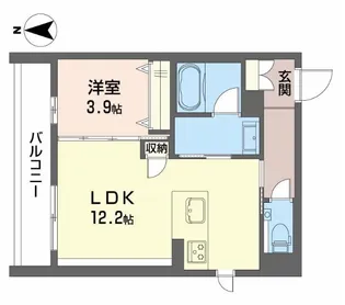 セロニアス藤が丘【2階】の間取り