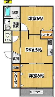 スマイル光B【2階】の間取り