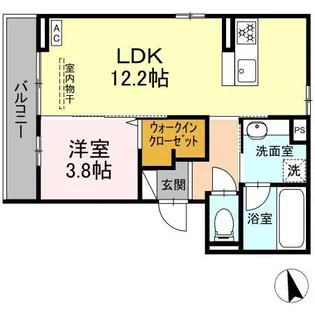 グランコスモHT【2階】の間取り