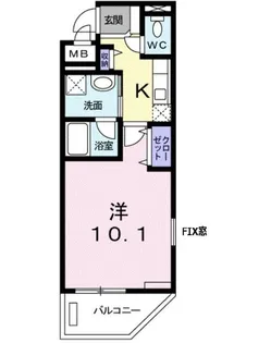 ベルアヴニール【3階】の間取り