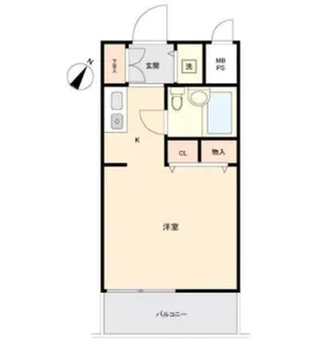 ホーユウコンフォルト白楽A【2階】の間取り