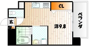 ドレスローズ【8階】の間取り